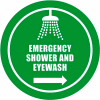 Durastripe 30" Round Sign - Emergency Shower And Eyewash
