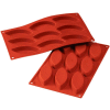 Eurodib/ Silikomart - Siliconflex Silicone Mold - Boat 9 Portions