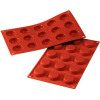 Eurodib/ Silikomart - Siliconflex Silicone Mold - Flan Mold 1.57'' Dia.