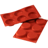 Eurodib/ Silikomart - Siliconflex Silicone Mold - Flan Mold 3.14'' Dia.