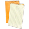 Esselte® Rigid Kraft Covered Steno Book, 6" x 9", Gregg Ruled, Green Tint, 60 Sheets/Pad