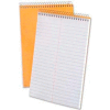 Esselte® Rigid Kraft Covered Steno Book, 6" x 9", Gregg Ruled, White, 70 Sheets/Pad