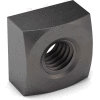 3/4-10 Square Nut - Grade 2 - Carbon Steel - Plain - Coarse - Pkg of 10