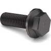 5/16-18 x 3/4" Hex Serrated Flange Locking Screw - 120M PSI - Steel - Zinc Clear - UNC - Pkg of 50