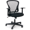 Essentials by OFM ESS-3011 Swivel Mesh Back Task Chair with Arms, Mid Back, Black