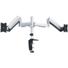 Ergotech® 320 Series Articulating Dual Monitor Arm, Silver