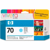 HP® 70 Ink Cartridge C9390A, Light Cyan