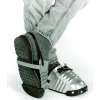 Ellwood Safety Men's 16-Ga. Steel Foot Guards, Steel Toe Clip, Leather Strap, 5"W, Standard, 1 Pair