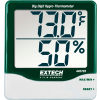 Extech 445703 Big Digit Hygro-Thermometer, Green/White, 445703, Wall Mount, AAA battery