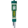Extech EC500 Waterproof ExStik&#174; II pH/Conductivity Meter, Green/White, Batteries Included