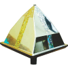 Bird Barrier Eagle Eye Wind Powered Bird Deterrent Kit, Gold - EE-1WG
