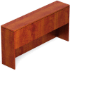 Offices To Go™ Hutch w/ Doors - 71" - Dark Cherry