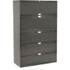 Global™ 9300 Series 36"W 5 Drawer Binder Lateral File - Black