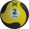 CanDo® Firm Medicine Ball, 2 lb., 8" Diameter, Yellow