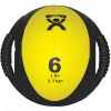 CanDo® Dual-Handle Medicine Ball, 6 lb., 9" Dia (23 cm), Yellow