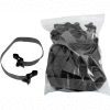 CanDo® Adjustable Exercise Band, X-Heavy, Black, 10 Each