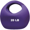 CanDo® One-Handle Medicine Ball, 20 lb., 9" Dia., Purple