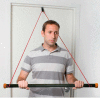 CanDo® Tubing with Overdoor Pull-Down Bar, Red, Light, 1 Set