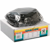 CanDo® Low Powder Exercise Tubing, Black, 100' Roll/Box