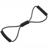 CanDo® BowTie Tubing Exerciser, Black, 22"