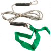 CanDo® Bungee Exercise Cord with Attachments, 7' Cord, Green