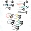 CanDo® Exercise Tubing with Handles, Full Body Set -18", 36", 48"), 5 Color Set