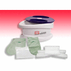 WaxWel® Paraffin Bath with 6 lb. Rose Paraffin, 100 Liners, 1 Mitt and 1 Bootie