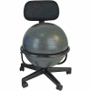 CanDo® Metal Mobile Ball Chair without Arms, 18" Dia. Ball