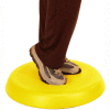 CanDo® Aerobic Pad, Circular, 20" Diameter, 2" Thick, Yellow