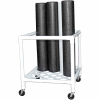 CanDo® Foam Roller Upright Storage Rack - 24"L x 34"W x 30"H