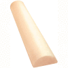 CanDo® Antimicrobial Beige PE Foam Roller, Half-Round, 6" Dia. x 36"L