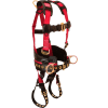 FallTech® 7078BLX Foreman+ 3-D Full Body Harness, 3 D-rings, Size L/XL