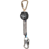 FallTech® 72706SB1 DuraTech 6' Mini SRD Single-Leg, Steel Carabiner & Steel Snap Hook