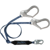 FallTech® 826073 ViewPack 6' Shock Absorbing Lanyard, Y-leg, with 1 Snap & 2 Rebar Hooks