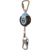 FallTech® 82706SB1 DuraTech 6' Compact Web SRD, with Steel Carabiner and Snap Hook