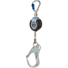FallTech® 82706SG5 DuraTech 6' Compact Web SRD, with Aluminum Carabiner and Rebar Hook