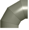 Zip-A-Duct™ 24" Diameter 90 ° Gray Right Hand Elbow