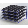UNEX FC99SKW96964-A Flow Cell Presentation Gravity Rack Add-On, 96"W x 96"D x 72"H