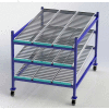 UNEX FCM99SR48723 Flow Cell Mobile Gravity Rack 48"W x 72"D x 54"H