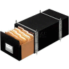 Fellowes 00511 Staxonsteel®, Letter Box, 25-1/2"L x 14"W x 11-1/8"H, Black - Pkg Qty 6