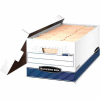 Fellowes 00701 Stor/File™, Letter Box, 25-3/8"L x 12-7/8"W x 10-1/4"H, White/Blue - Pkg Qty 12