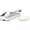 Fellowes 00706 Stor/File™, Check Box, 25"L x 9-1/4"W x x 4-1/8"H, White/Blue - Pkg Qty 12