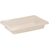 Rubbermaid Bus Utility Tote Box FG350700WHT - 18 x 12 x 3-1/2 - White - Pkg Qty 6