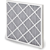 Global Industrial High Capacity Carbon Pleated Air Filter, MERV 10, 20"Wx14"Hx1"D - Pkg Qty 12
