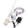 Finish Thompson DEFV015 40" Drum Pump Kit - PVDF/PolyPro Tube - Inconel Alloy Shaft - Recharge Motor