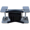 Stainless Steel Bench Mount Bracket, 8"W x 4-1/4"D x 4-1/4"H, 1 Cylinder Capacity