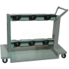 Justrite® 6 Cylinder Wheeled Cart G-630 - 52"W x 24"D x 36-1/4"H - 2000 Lb. Capacity