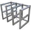 Cylinder Tube Rack, 3 Wide x 2 Deep, 44"W x 26"D x 30"H,6 Cylinder Cap.
