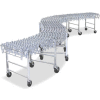 NestaFlex® 37624012PAL Expandable Flexible Conveyor - Poly Skate Wheels - 376 Lb./ft.
