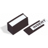 MasterVision Magnetic Data Cards, Black, Accessories, 1" X 2", 25 pack